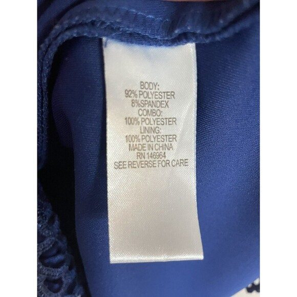 Elegant Blue Midi Dress - Picture 8 of 13